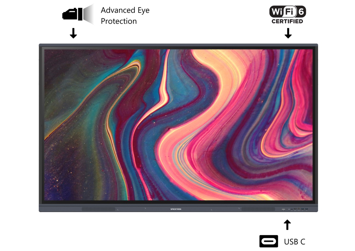 Specktron UDX-S2 Pro interactive flat panel for classrooms