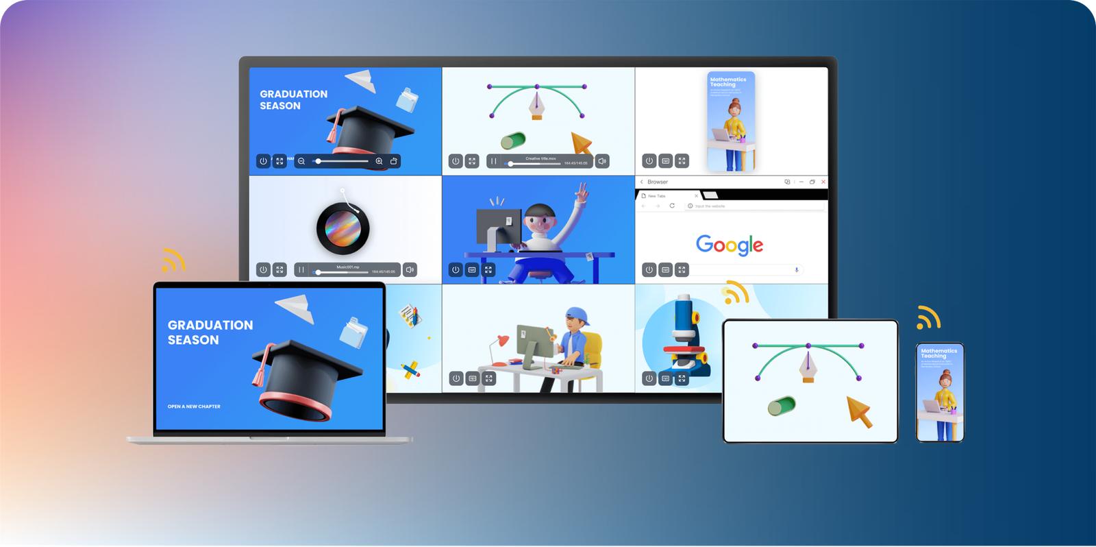 Specktron UDX-S2 interactive flat panel for smart classrooms