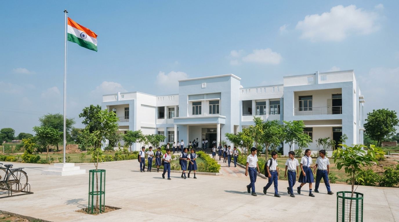 Government school building — institutional supply and tenders